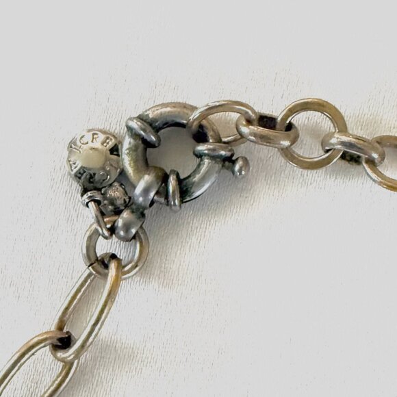 J. Crew Assymetrical Floral Crystal Lattice Statement Necklace - Picture 4 of 5